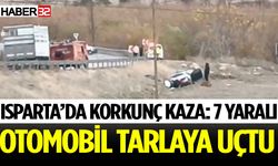 Isparta’da korkunç kaza:  7 yaralı