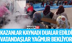 Gelendost Madenli Köyü'nde Yağmur Duası Yapıldı