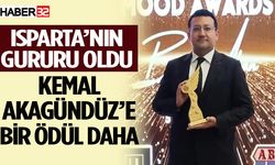 Ispartalı muhabir Kemal Akagündüz’e bir ödül daha