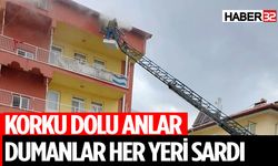 Isparta'da Panik Anları 2 İtfaiye Olay Yerinde