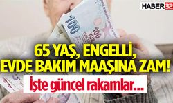 65 yaş, engelli, evde bakım maaşına zam!