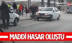 Isparta'da Maddi Hasarlı Kaza