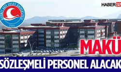 Burdur MAKÜ 16 sözleşmeli personel alımı yapacak