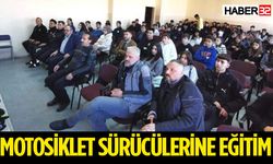 Kazaların sıklıkla yaşandığı ilçede motosiklet sürücülerine eğitim