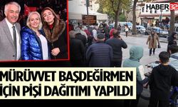 Mürüvvet Başdeğirmen İçin Pişi Dağıtımı Yapıldı