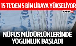 Zammı Duyan Nüfus Müdürlüğüne Koşuyor