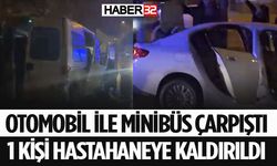 Isparta’da Minibüs ile Otomobil Çarpıştı 1 Yaralı