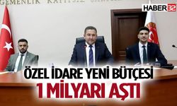 Özel İdare Yeni Bütçesi 1 Milyarı Aştı