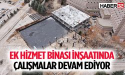 Ek Hizmet Binası İnşaatında Çalışmalar Devam Ediyor