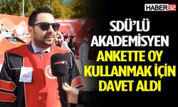 SDÜ’lü Akademisyen Ankette Oy Kullanmak İçin Davet Aldı