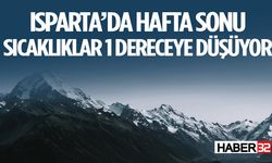 Isparta'da Sıcaklıklar 1 Dereceye İniyor