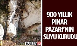 Tarihi Pınar Pazarı, 900 Yıldır Akıp Giden Suyunu Kaybetti