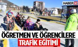 Isparta'da öğretmen ve öğrencilere trafik eğitimi