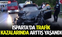 Isparta’da trafik kazalarında artış yaşandı