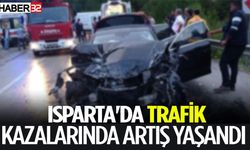 Isparta’da trafik kazalarında artış yaşandı