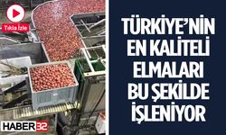 En Kaliteli Isparta Elmaları Bu Şekilde İşleniyor