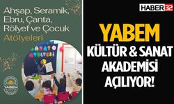 YABEM Kültür & Sanat Akademisi Kapılarını Açıyor!