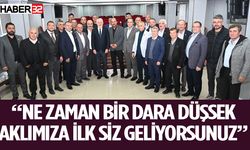 Yalvaçlı Muhtarlardan Başkan Başdeğirmen’e ziyaret