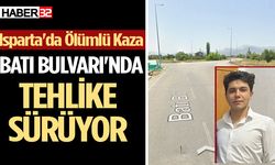 Isparta’da o yolda tehlike sürüyor