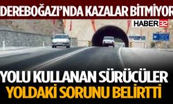 Sürücüler Dereboğazı Yolundaki Sorunu Açıkladı