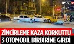 Isparta'da Zincirleme Kaza 3 Araç Birbirine Girdi