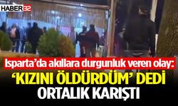 Isparta’da alkollü şahıs ortalığı karıştırdı