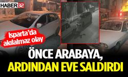 Arabayı Perte Çıkardı, Eve Demir Cisimle Saldırdı