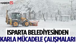 Isparta Belediyesi Karla Mücadele Çalışmalarını Sürdürüyor