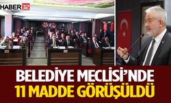 Isparta Belediye Meclisi’nde 11 madde görüşüldü