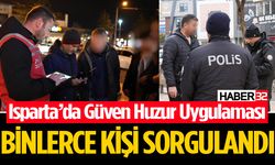 Isparta’da çeşitli suçlardan aranan 5 şahıs yakalandı