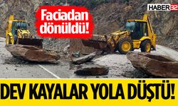 Isparta’da Dev Kayalar Yola Düştü!