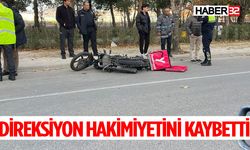 Direksiyon Hakimiyetini Kaybetti, Hafif Yaralandı