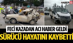 Kazada ağır yaralanan sürücü hayatını kaybetti