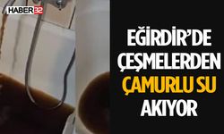 Eğirdir Gölü'nden Gelen Çamurlu Su Endişe Yarattı