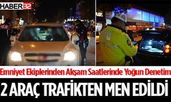 Isparta’da 2 araç trafikten men edildi