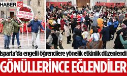 Isparta’da engelli öğrencilere yönelik etkinlik düzenlendi