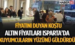 Isparta’da Altın Alışverişi Yoğunlaştı, Kuyumcular Memnun