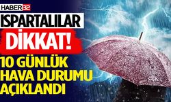 Isparta için 10 günlük hava durumu raporu