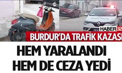 Hem Yaralandı Hem De Trafik Cezası Yedi