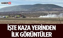 Düşen Helikopterin  Enkazı Görüntülendi