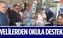 Veliler okula destek için kermes düzenledi