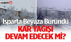 Isparta beyaza büründü