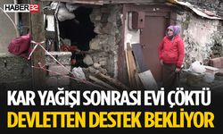 Çöken Evde Yaşayan Aile, Yardım Çağrısı Yaptı