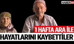 Kaykaç çifti 1 hafta arayla vefat etti