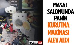 Isparta'da Masaj Salonunda Makina Yandı