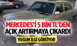 1983 Model Mercedes 5 Bin TL’den Açık Artırmaya Çıktı