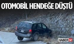 Isparta'da Otomobil Hendeğe Düştü