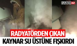 Radyatör Patlaması Sonucu Kaynar Su Fışkırdı