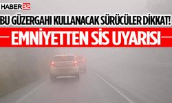 Isparta Emniyetinden yoğun sis uyarısı