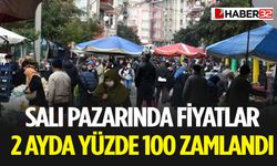 Isparta Salı Pazarı'nda Fiyatlar Uçtu